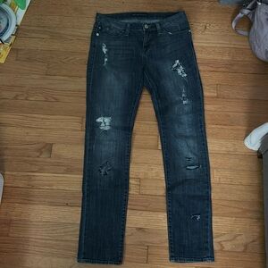 Rock & Republic Distressed Denim Skinny Jeans - Size 2 Length 27’